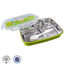 keep food warm plasatic and stainless steel lunch box
